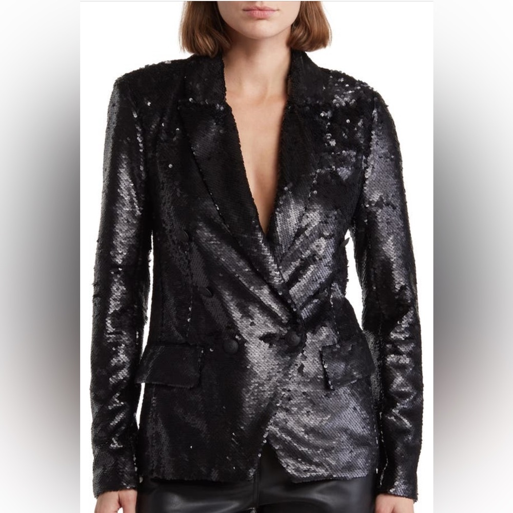 L Agence Sequin Kenzie Blazer size 8